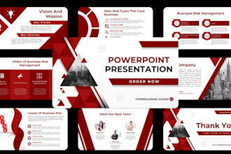design, redesign powerpoint presentation and investor pitch deck