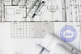do pe stamp review and seal architectural drawings for USA for cities permit