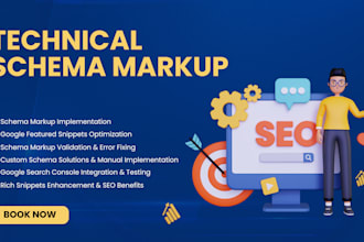 implement schema markup and rich snippet optimization