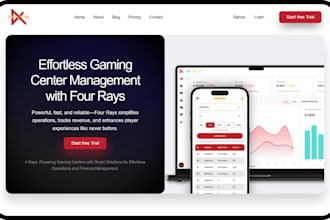 do modern and user friendly UI UX designs for your websites