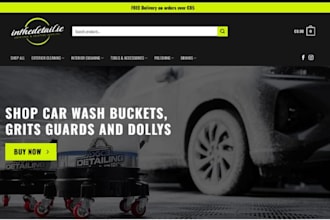 build dynamic car detailing website auto detailing car wash website car website