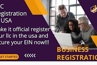register US llc company for non USA residents,business registrations and ein