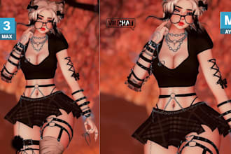 create a custom vrchat avatar with full body tracking