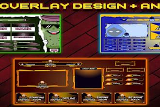 design twitch stream overlays twitch alerts twitch panels twitch stream pack