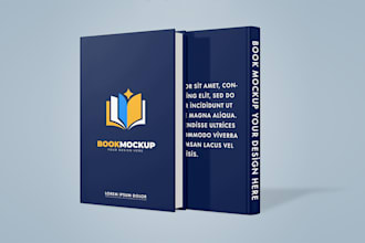 create amazing 3d mockup with your book cover