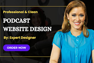 design podcast website radio podcast website