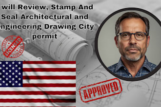 review stamp california architectural and engineering drawing usa city permit