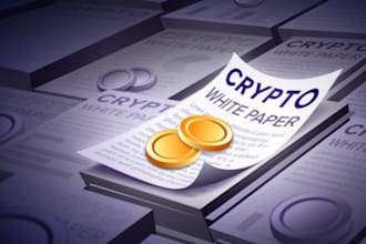 write and design crypto white paper meme coin whitepaper nft white paper gitbook