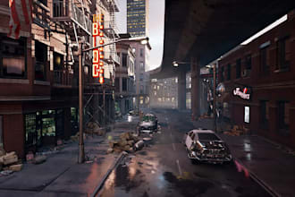 create stunning games, 3d visualizations, and VR experiences in unreal engine