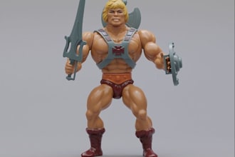 3d action figure,3d toy, sculpt 3d bjd model, 3d character, blender, 3d printing