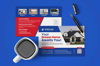 design quality real estate eddm postcard direct promotional eddm flyer design