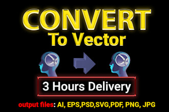 convert to vector or vector tracing fast
