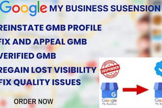 reinstate suspended google my business fix gmb for local seo