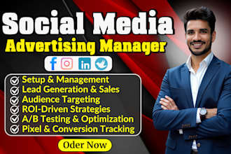 be your social media ads and social media buyer manager