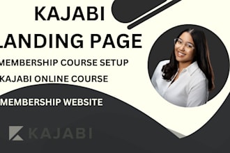 kajabi online course kajabi landing page kajabi expert  kajabi website design