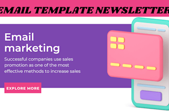 design editable mailchimp email template newsletter email marketing campaign