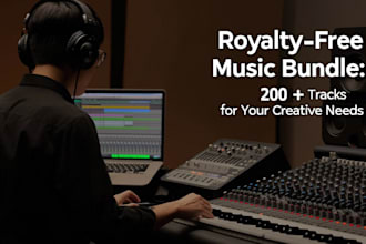 provide royalty free 200plus tracks for  your podcast, youtube videos