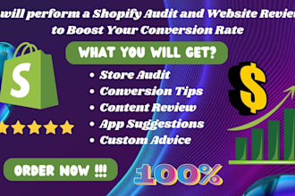 perform a shopify audit and website review to boost your conversion rate