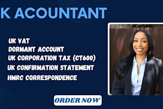 file annual acc, uk corporation tax ct600, vat, self assessment, uk accountant