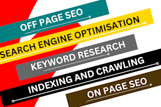 do monthly seo service crawling and indexing keyword research onpage offpage