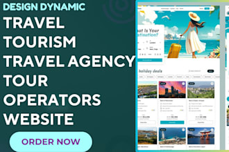 develop travel website travel agency website tourism tour website