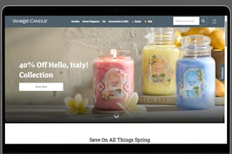 design candle website candle store candle shopify store candle dropshipping