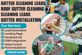 generate gutter cleaning leads roof gutter cleaning gutter installation leads