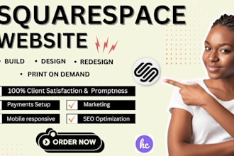 build squarespace website design, redesign, website development squarespace