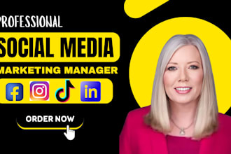 be social media marketing manager, and content creator on facebook, or instagram