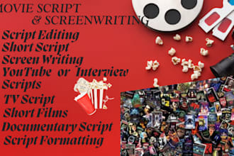 do movie script, screenplay, screenwriting, movie script writing, scriptwriter