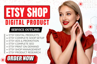 design digital product, etsy digital products, etsy product listing, etsy shop