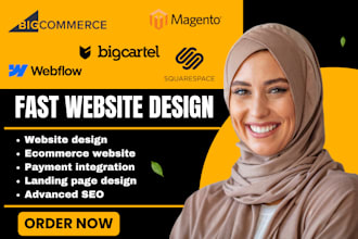 design fix webflow squarespace bigcommerce magento bigcartel website development