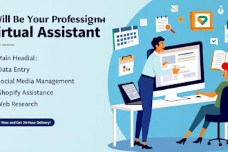 be your professional executive virtual assistant and pa