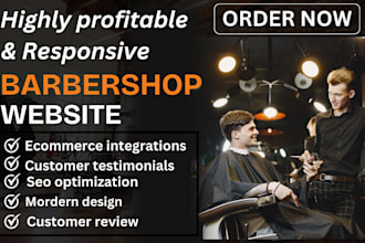 design barbershop website hair salon beard oil hair barber spa wordpress website