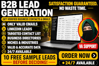 find email address, linkedin, b2b lead generation, decision makers, email list