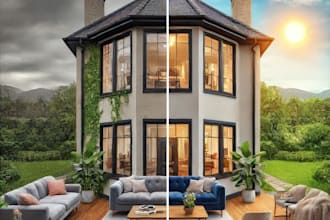 transform your real estate photos to be bright and selling