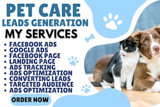 generate highly converting pet care leads pet lead generation pet care website