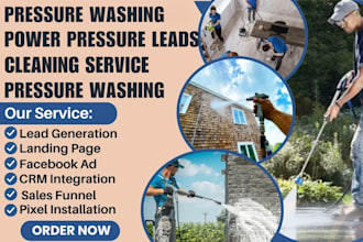 generate pressure washing leads power washing pressure house cleaning service