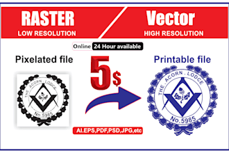 edit, fix, redesign, redraw, modify or adjust your current logo