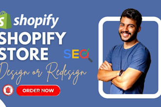 design, redesign shopify store, shopify dropshipping store, fix shopify website