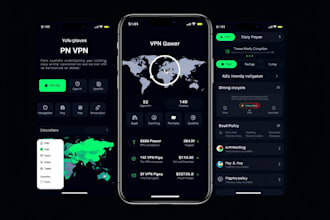create VPN app, openvpn, admob ads for android and ios with admin panel