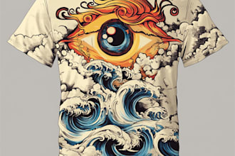 do bulk t shirt designs for printful, merch and teespring
