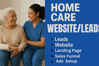 design a responsive home care and health care website