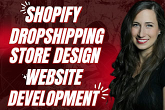 build shopify dropshipping store design website redesign ecommerce seo expert