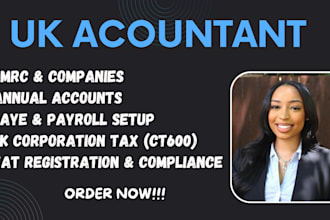 register your UK ltd file annual accounts ct600  handle hmrc compliance