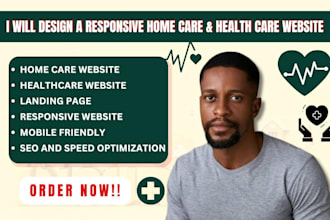 design healthcare website home care website home care logo home care leads