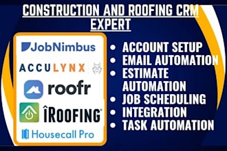 do roofing crm automation jobnimbus acculynx housecall pro roofr iroofing