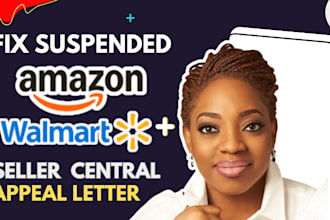 write approved walmart amazon appeal letter reinstate suspended account, poa