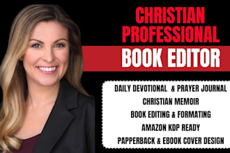 edit format christian ebook daily devotional design prayer journal amazon kdp