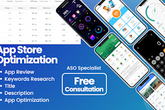 do app store optimization aso for play store and app store games and apps